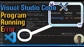 How to Run program In VS Code Terminal  VS Code Terminal not working CC [upl. by Drugge]