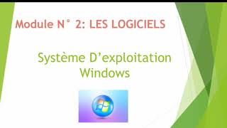 Cours dinformatique système dexploitation Windows درس المعلوميات [upl. by Buck774]