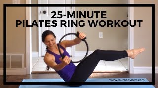 25Minute Full Body Pilates Ring Workout [upl. by Kathryne]