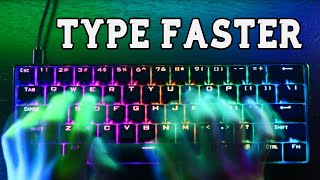 Learn how to type REALLY FAST 200wpm [upl. by Osugi641]