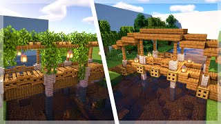 Minecraft 3 Simple Medieval Bridge Build Ideas and Designs [upl. by Flessel]