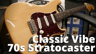 Squier Classic Vibe 70s Stratocaster Review [upl. by Eggett]