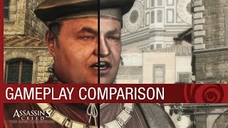 Assassins Creed The Ezio Collection Gameplay Comparison  Ubisoft NA [upl. by Lairret]