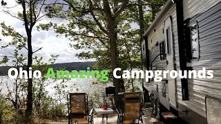 Five of Ohio Amazing Campgrounds OhioStateParks OhioCampgrounds OhioCamping [upl. by Aizirtap]