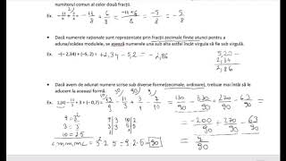 Adunarea si scaderea numerelor rationale [upl. by Shadow300]