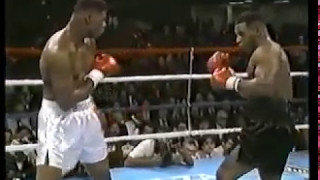 Mike Tyson vs Tyrell Biggs  Condensed Fight [upl. by Ahsikcin]