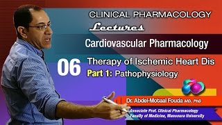 Cardiovascular Pharmacology Ar  06  Ischemic heart disease pathophysiology [upl. by Rimhsak]