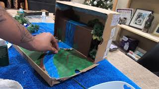 Rainforest Diorama school project how to [upl. by Vastha]