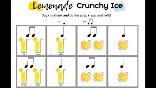 Lemonade Crunchy Ice  traditional chant [upl. by Aicats]