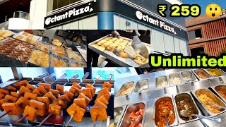 Unlimited Pizza in Octant Pizza in Vadodara  Celebrating Birthday [upl. by Nnayram]