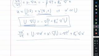 Linearized Navier Stokes equation [upl. by Shamma]