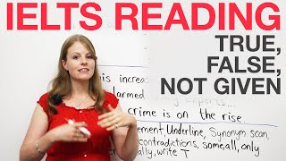 IELTS Reading strategies True False Not Given [upl. by Healey968]