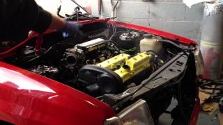 Vauxhall Nova 16 16v x16xe Conversion  First Fire Up [upl. by Medardas]