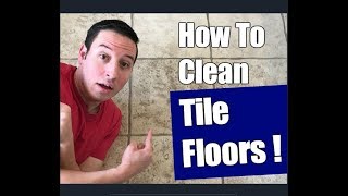 How To Clean Ceramic Tile Floors  Floor Transformation [upl. by Johan]