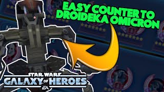 COUNTER DROIDEKA OMICRON WITH THIS TEAM [upl. by Yentrok19]