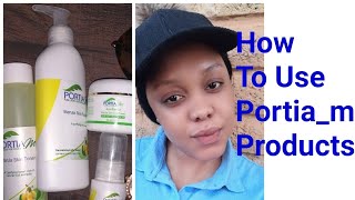 HOW TO USE PORTIAM PRODUCTSSOUTH AFRICAN YOUTUBER [upl. by Vanni261]