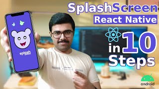 Splash Screen In 10 Steps  React Native  Android [upl. by Ingaberg842]