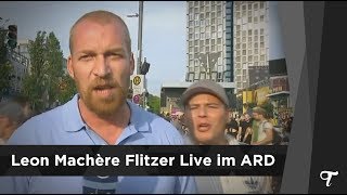 Leon Machère Flitzer während Liveübertragung im ARD [upl. by Heriberto129]