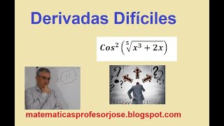 Derivadas Difíciles Ejercicios resueltos [upl. by Dulcy247]