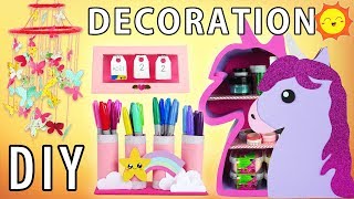 DECORE TA CHAMBRE DIY 6 IDEES FACILES [upl. by Atineg559]