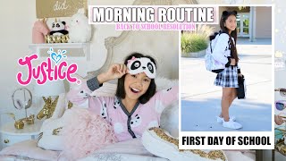 FIRST DAY OF SCHOOL MORNING ROUTINE amp RESOLUTION [upl. by Akena]