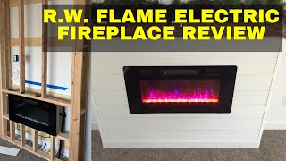 RW Flame Electric Fireplace Review And Installation Tips [upl. by Lenod]