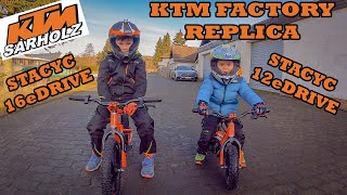 Kinder EBike  KTM Factory Replica Stacyc 12eDRIVE amp 16eDRIVE [upl. by Fabian]