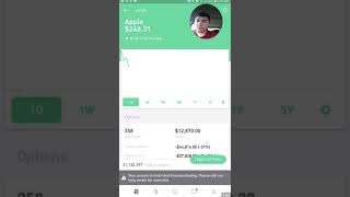 Guy looses 50k swinging during earnings on Robinhood [upl. by Atekehs]