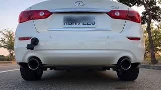 MYS Exhaust  INFINITI Q50 20T  New sound [upl. by Jak]