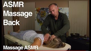 Relaxing Back Massage ASMR [upl. by Aniakudo]