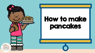 HOW TO MAKE PANCAKES for kids  Procedure Writing  TpT [upl. by Kcirdahc]