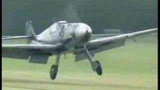 Messerschmitt BF 109G6 Take offFlightLanding [upl. by Anire243]