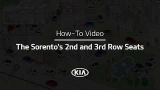 The Sorentos 2nd and 3rd Row Seats｜Sorento HowTo｜Kia [upl. by Liagiba]