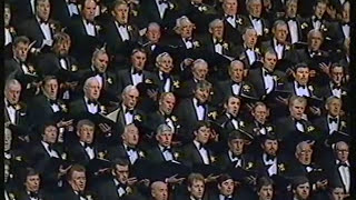 Treorchy Male Choir singing quotSanctusquot on St Davids Day 1989 [upl. by Semela]