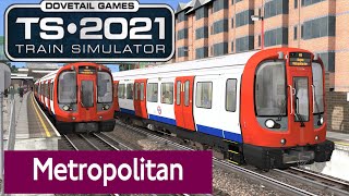 Train Simulator 4K London Underground Chesham to Aldgate Metropolitan Line [upl. by Gilbye]