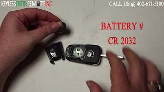 How To Replace A 2012  2017 Buick Verano Key Fob Battery [upl. by Maryn]