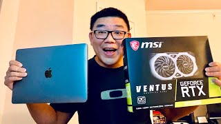 How to Install an NVIDIA eGPU to your MacBook Pro 16 Inch or MacBook Air  Is It Worth It [upl. by Manvil]