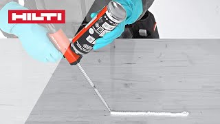 HOW TO use Hilti CFDS 1  CFDS L dispensing guns and foam [upl. by Notecnirp777]