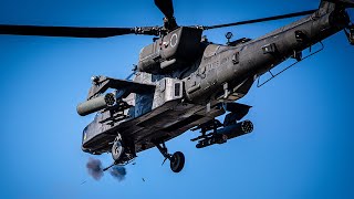 AH64 Apache Gunship  Aerial Gunnery Training [upl. by Autrey]