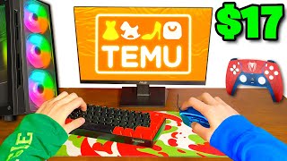 I Bought the CHEAPEST Gaming Setup From TEMU [upl. by Myrilla]