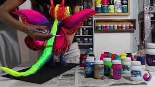 Cómo pintar un alebrije [upl. by Emelin824]