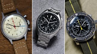 The BEST Chronograph Watches Under 500 Seiko Bulova Seagull and More [upl. by Skinner968]