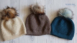 Elizabeth Beanie Crochet Pattern  How to Crochet [upl. by Desmund947]