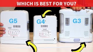 Inogen One G3 G4 and G5 Comparison [upl. by Mcintyre]