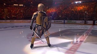 Golden Knights open SCF Game 5 with amazing pregame show [upl. by Hilarius68]