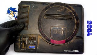 junk Sega mega drive restoration  Sega Console Repair [upl. by Wiebmer439]