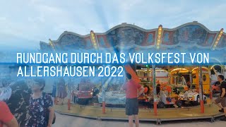 Volksfest Allershausen Rundgang 2022 [upl. by Airdnahc445]