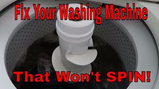 Washer Wont Spin Whirlpool Washing Machine Repair  EASY [upl. by Kinchen]