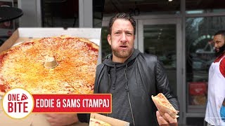 Barstool Pizza Review  Eddie And Sams NY Pizza Tampa FL [upl. by Eiramyllek]