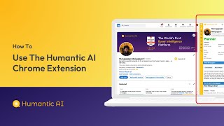 How To Use The Humantic AI Chrome Extension [upl. by Cormier]